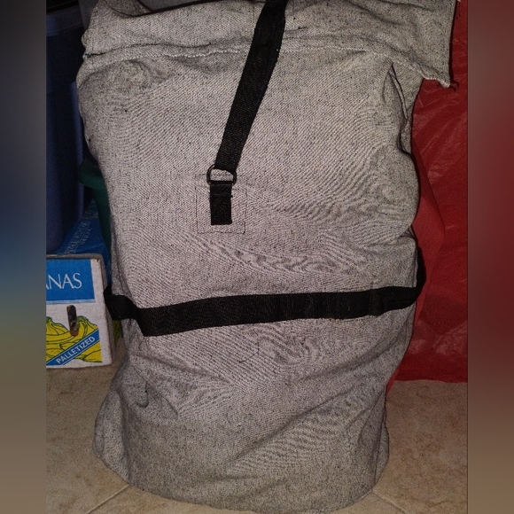 Heavy duty canvas duffle bag with top opening - Picture 1 of 5